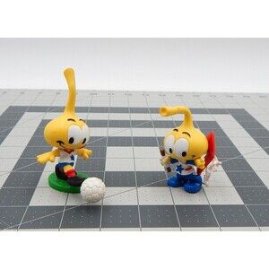 Schleich Snorks All-Star w/Kite Soccer Player Applause Cartoon PVC Figures Lot/2